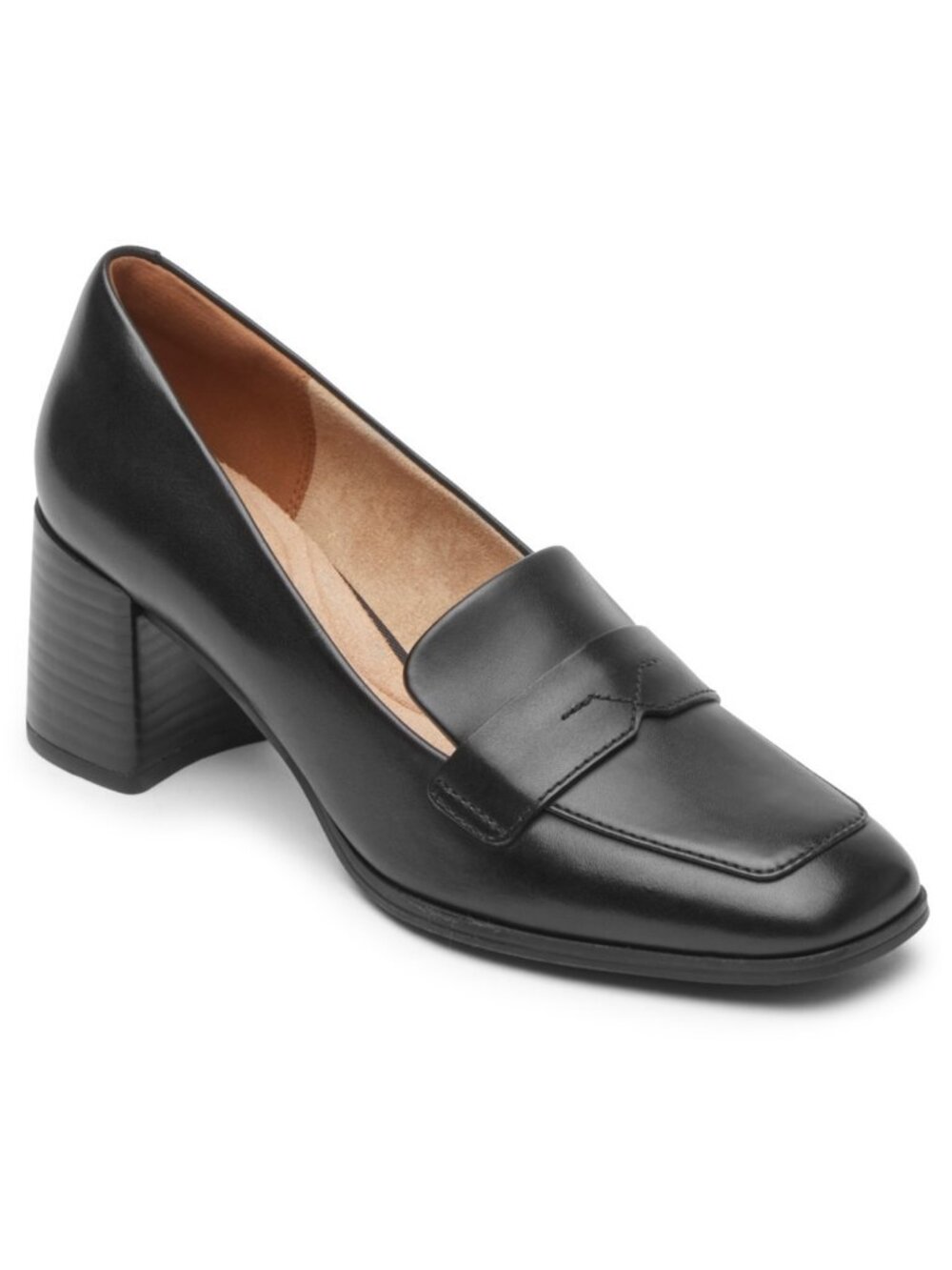 Rockport Violetta Black Penny Loafer Block Heel Pumps Women’s Size 9.5 - Picture 8 of 9